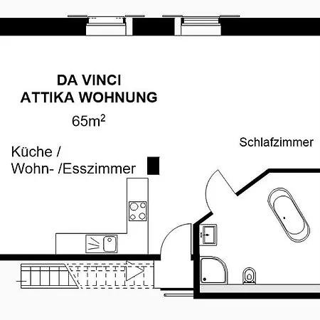 Exklusive Penthouse Wohnung, Nahe Zur Schweiz Da Vinci *